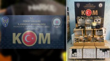 Tokat’ta 180 bin adet makaron ele geçirildi