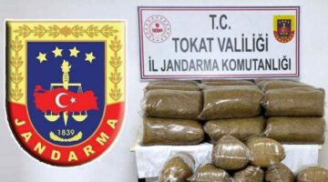 Tokat İl Jandarma, 340 kilo kaçak tütün ele geçirildi