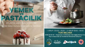 BELMEK’ten “Yemek ve Pasta” yapmayı sevenlere müjde