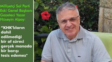 “KHK’lıların dahil edilmediği bir af süreci gerçek manada bir barışı tesis edemez”