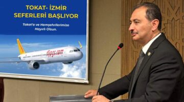 Tokat uçuyor, Tokat-İzmir arası haftada 2 gün karşılıklı sefer olacak