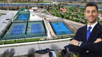 Başkan Karagöl, “İnsanlar tenis oynamak için buraya geliyor”
