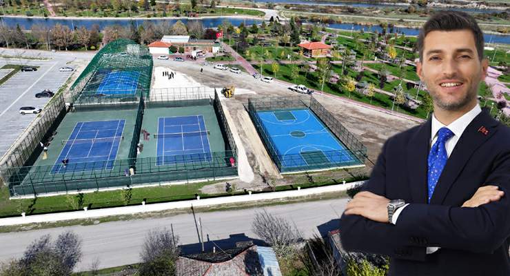 Başkan Karagöl, “İnsanlar tenis oynamak için buraya geliyor”