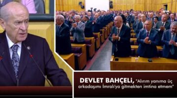 Devlet Bahçeli, ”Alırım yanıma üç arkadaşımı İmralı’ya gitmekten imtina etmem”