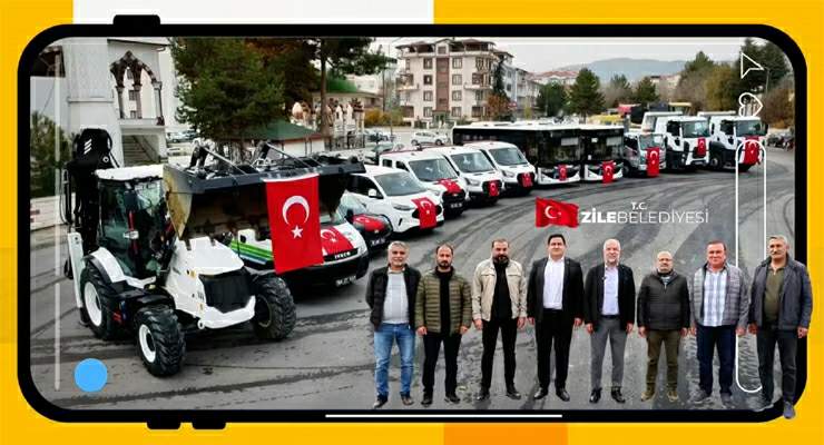 Zile Belediyesi 1,5 Yılda 12 aracı kredi kullanmadan filoya kazandırdı