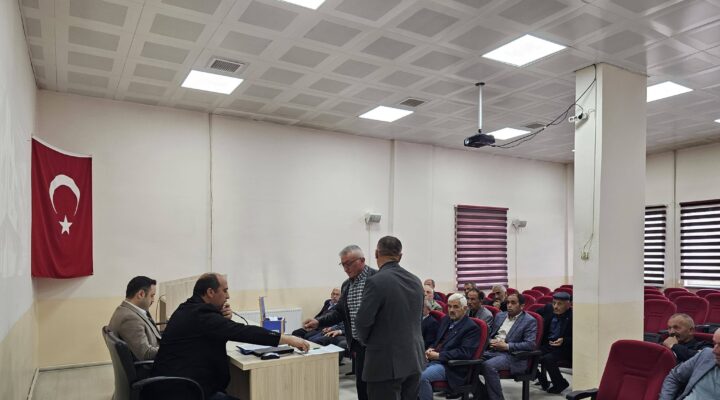 Artova’da Köylere Hizmet Götürme Birliği toplantısı