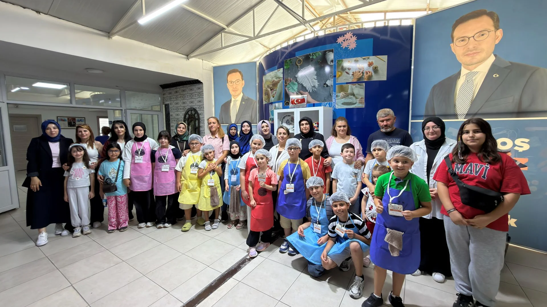Tokat Belediyesi’nin minik şefleri mutfakta