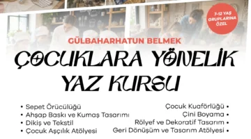 Belediyenin çocuklara yönelik yaz kursları başlıyor