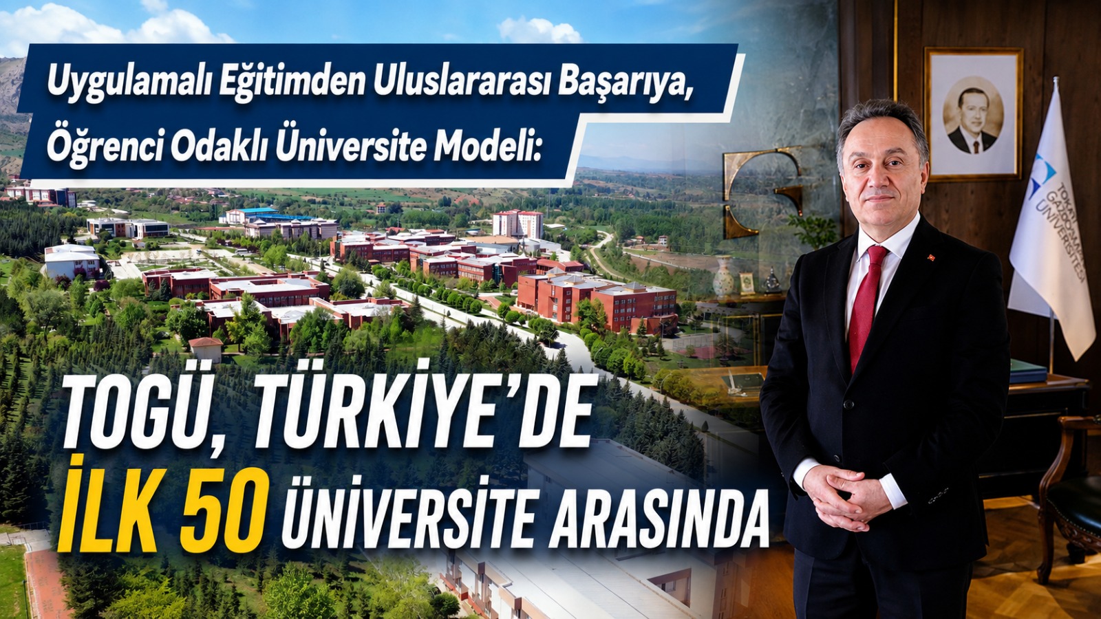 TOGÜ, Türkiye’de ilk 50 üniversite arasında