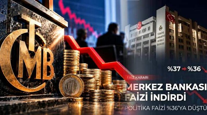 Merkez Bankası faizi yüzde 36’ya indirdi