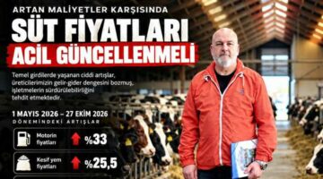 Başkan Köten, “Artan maliyetler karşısında süt fiyatları acil güncellenmeli”
